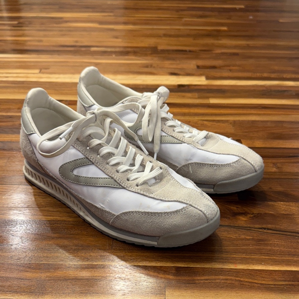 Tretorn White and Gray Sneakers